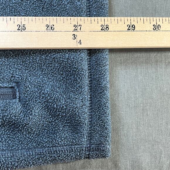 Solaris Vest Mens Medium Blue Fleece Full Zip Pockets Mock Neck Outdoor Travel - Picture 9 of 10